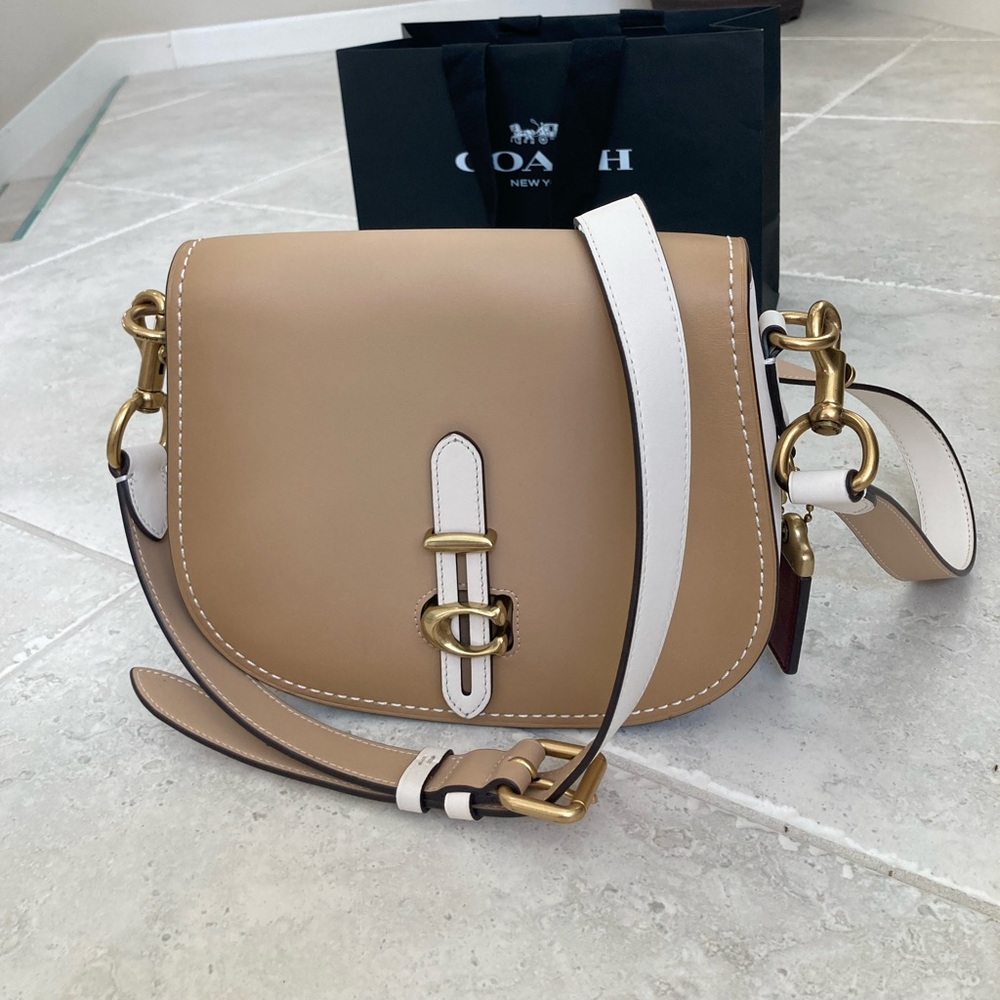 SOLD- Authentic New without tag Coach SADDLE